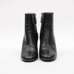 Boots T 37 CHANEL en cuir d'agneau noir