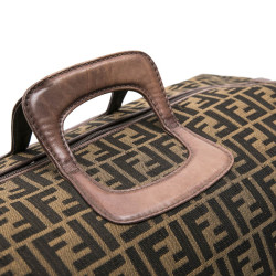 Sac boston FENDI monogram marron 