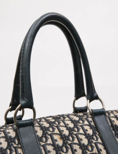 Sac Boston CHRISTIAN DIOR monogram bleu Vintage