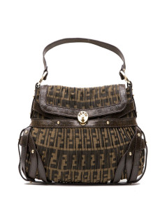 Sac FENDI toile plissée  monogram