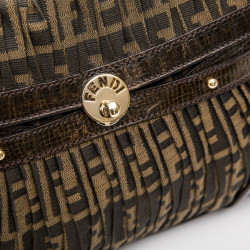 Sac FENDI toile plissée  monogram