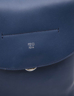 FENDI "Back to school" backpack in soft blue leather