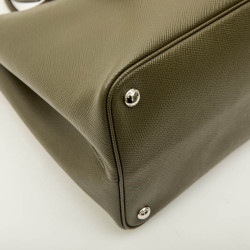 Sac PRADA en cuir Saffiano vert