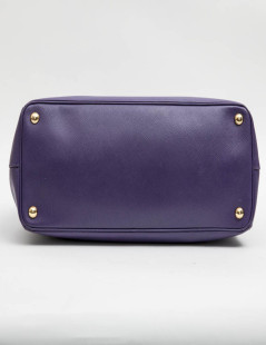 Sac PRADA en cuir Saffiano violet