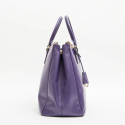 Sac PRADA "Galleria" en cuir Saffiano violet