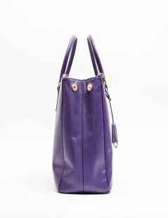 Sac PRADA en cuir Saffiano violet