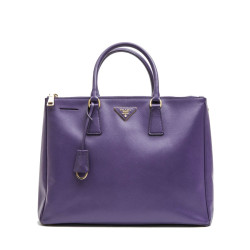 Sac PRADA en cuir Saffiano violet