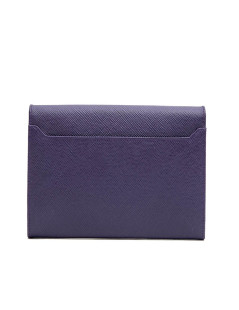 Pochette PRADA en cuir Saffiano violet