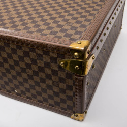 LOUIS VUITTON suitcase in damier ébène canvas