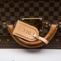 LOUIS VUITTON suitcase in damier ébène canvas