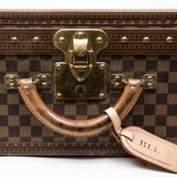 Valise rigide LOUIS VUITTON damier ébène