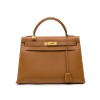 HERMES kelly 32 bag sellier in gold epsom leather