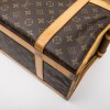  LOUIS VUITTON T 40 dog bag carrier in brown monogram canvas