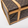  LOUIS VUITTON T 40 dog bag carrier in brown monogram canvas