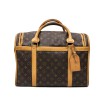  LOUIS VUITTON T 40 dog bag carrier in brown monogram canvas