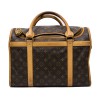  LOUIS VUITTON T 40 dog bag carrier in brown monogram canvas