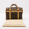  LOUIS VUITTON T 40 dog bag carrier in brown monogram canvas