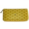 GOYARD Matignon wallet in yellow monogram canvas and leather