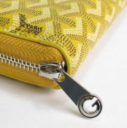 Compagnon GOYARD toile et cuir monogram jaune