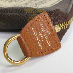 Mini pochette LOUIS VUITTON "Wardrobe Trunks" en toile monogram marron