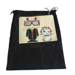 Pochette KARL LAGERFELD Robot beige