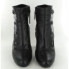 Bottines FENDI T39.5 cuir noir