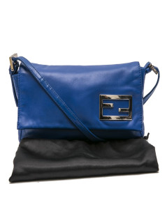 Fendi Baguette bag in blue leather