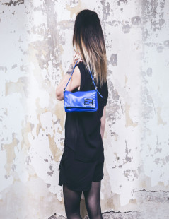 Fendi Baguette bag in blue leather