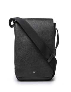 Sac MONTBLANC cuir grainé noir