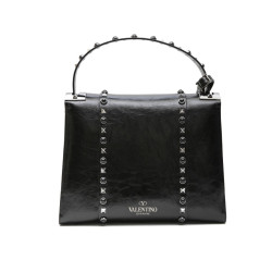 Sac VALENTINO en cuir vieilli noir