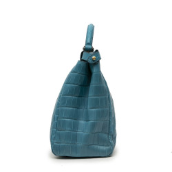 Peekaboo Fendi bleu turquoise