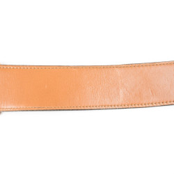 Ceinture HERMES  en cuir box marron Vintage