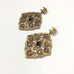 Boucles d'oreilles clous CHANEL Couture