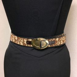 Vintage Christian Dior Belt brown monogram