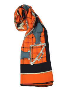 HERMES " Tatersale" shawl in cashmere and silk