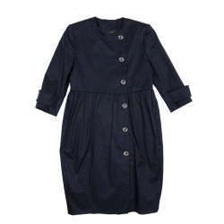 Robe manteau STELLA MC CARTNEY T40 bleu marine