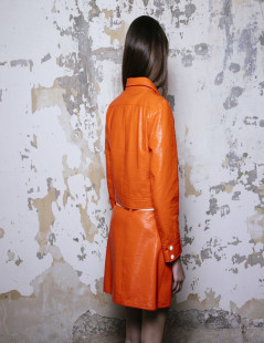 Blouson  et jupe COURREGES orange 