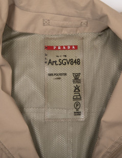 PRADA men jacket 50 IT in beige toile 