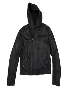 Perfecto T 48 KARL LAGERFELD en cuir noir zip