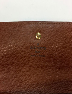 LOUIS VUITTON wallet in brown monogram canvas