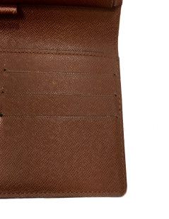 LOUIS VUITTON wallet in brown monogram canvas