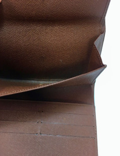 LOUIS VUITTON wallet in brown monogram canvas