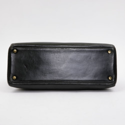  Kelly 32 HERMES Vintage box noir