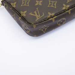 Pochette LOUIS VUITTON toile monogram marron