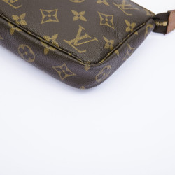 Pochette LOUIS VUITTON toile monogram marron