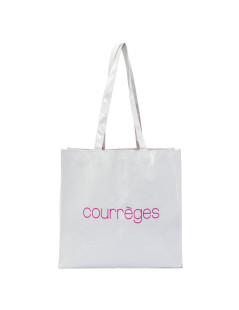 Cabas COURREGES en toile blanc