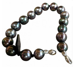 Bracelet 17 perles de Tahiti ROBERT WAN