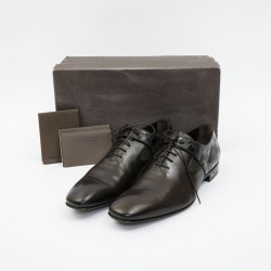 Chaussures "Delaware Richelieu" LOUIS VUITTON T44 cuir marron