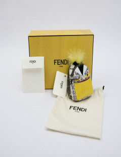 Charm FENDI mini sac à dos python multicolore