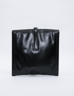 Pochette Jige GM HERMES cuir box noir vintage